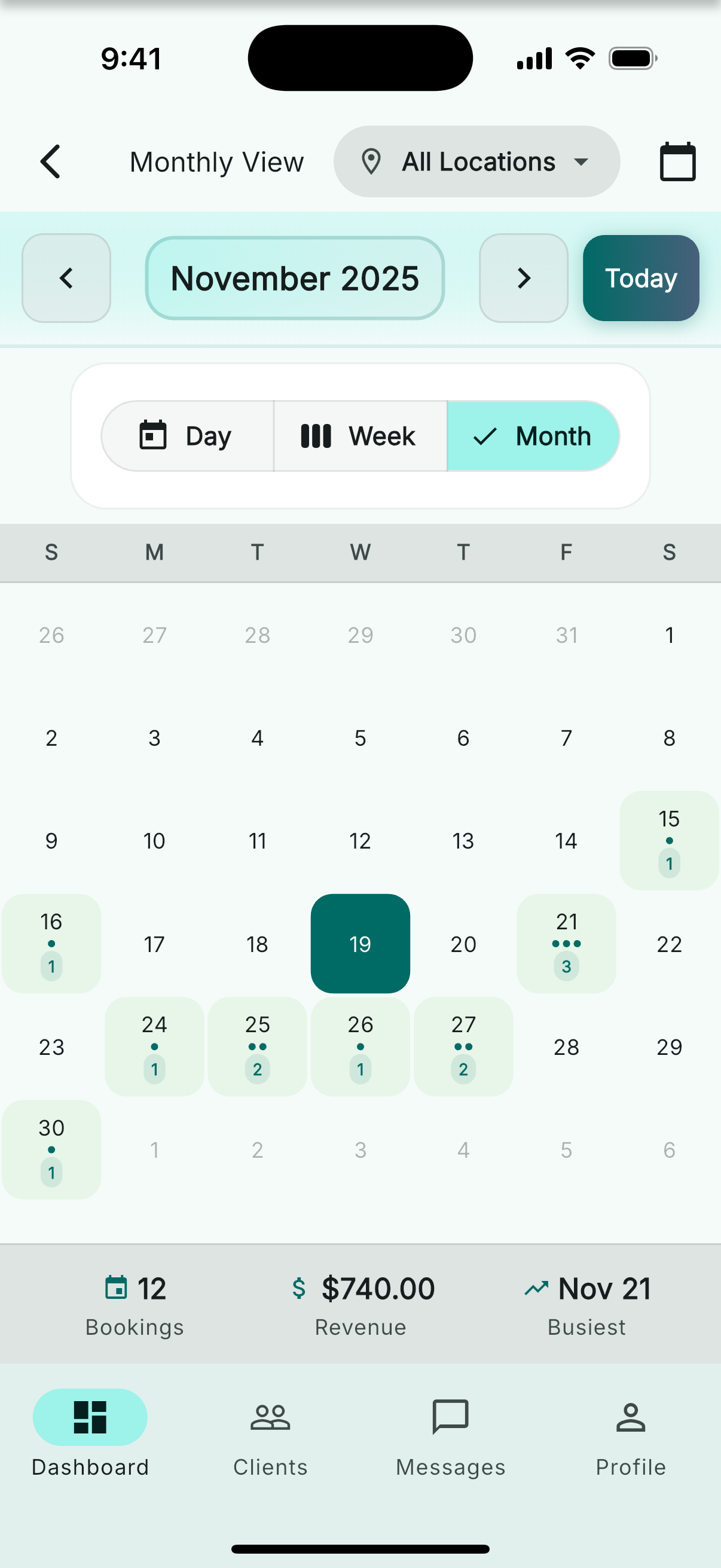 Provider Calendar & Scheduling
