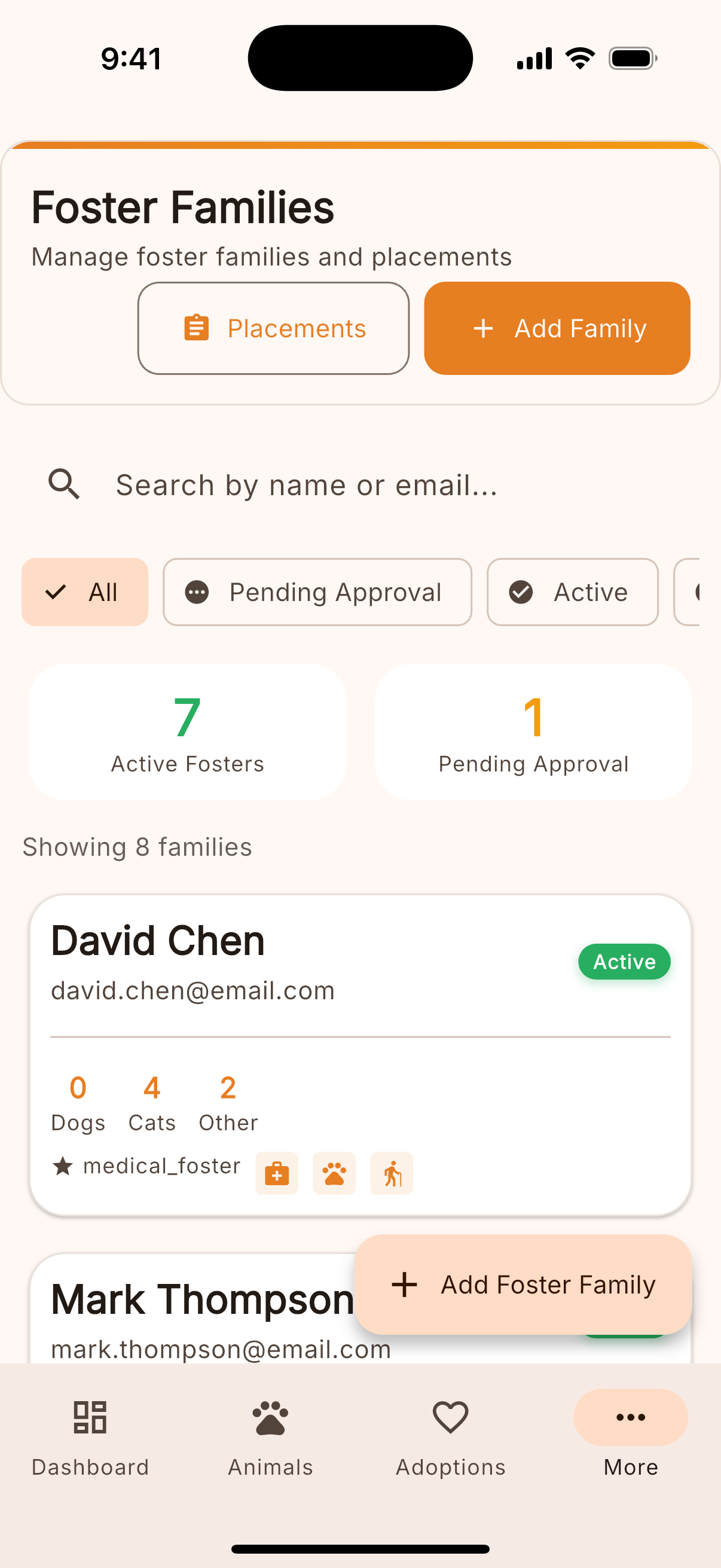 Foster Network Management